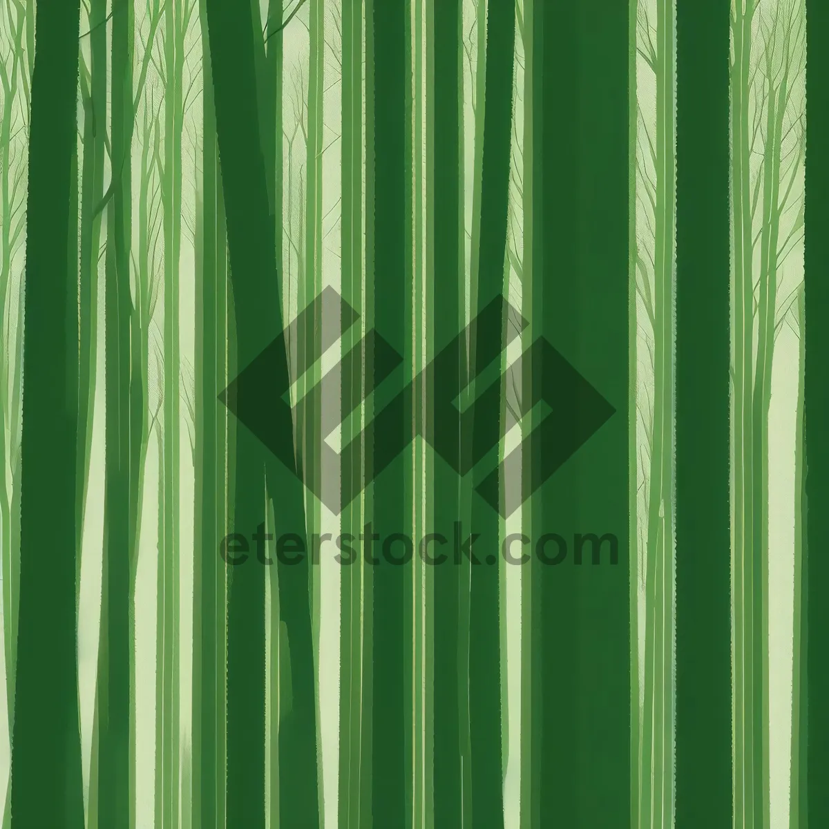 Picture of Striped Bamboo Texture Design - Colorful Wood Lines