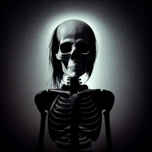 Spooky Skeleton Bust – Haunting, Terrifying Anatomy