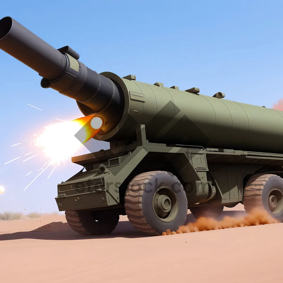 Picture of Sky Rocket Power: Military Missile Arsenal and Artillery