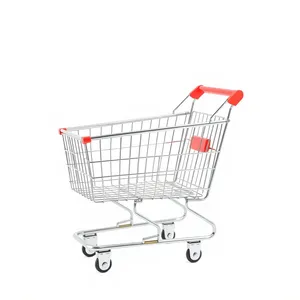 Empty 3D Shopping Cart for E-commerce Website Design