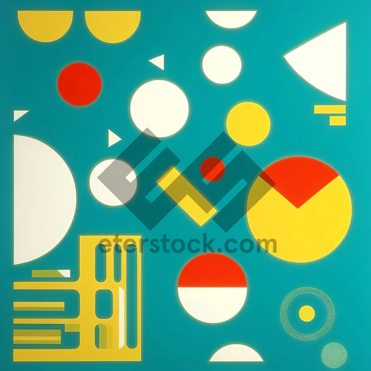 Picture of Yellow Square Glossy Web Button Icon Set