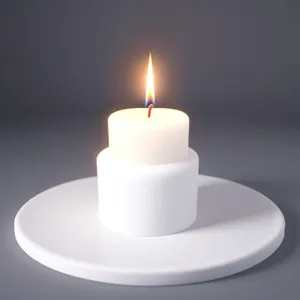 Sparkling Confetti Candle Paper Icon