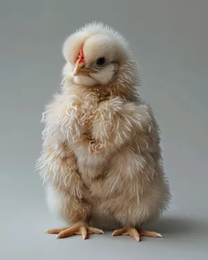 Fluffy Yellow Chick Hen Born Wildlife Baby Easter