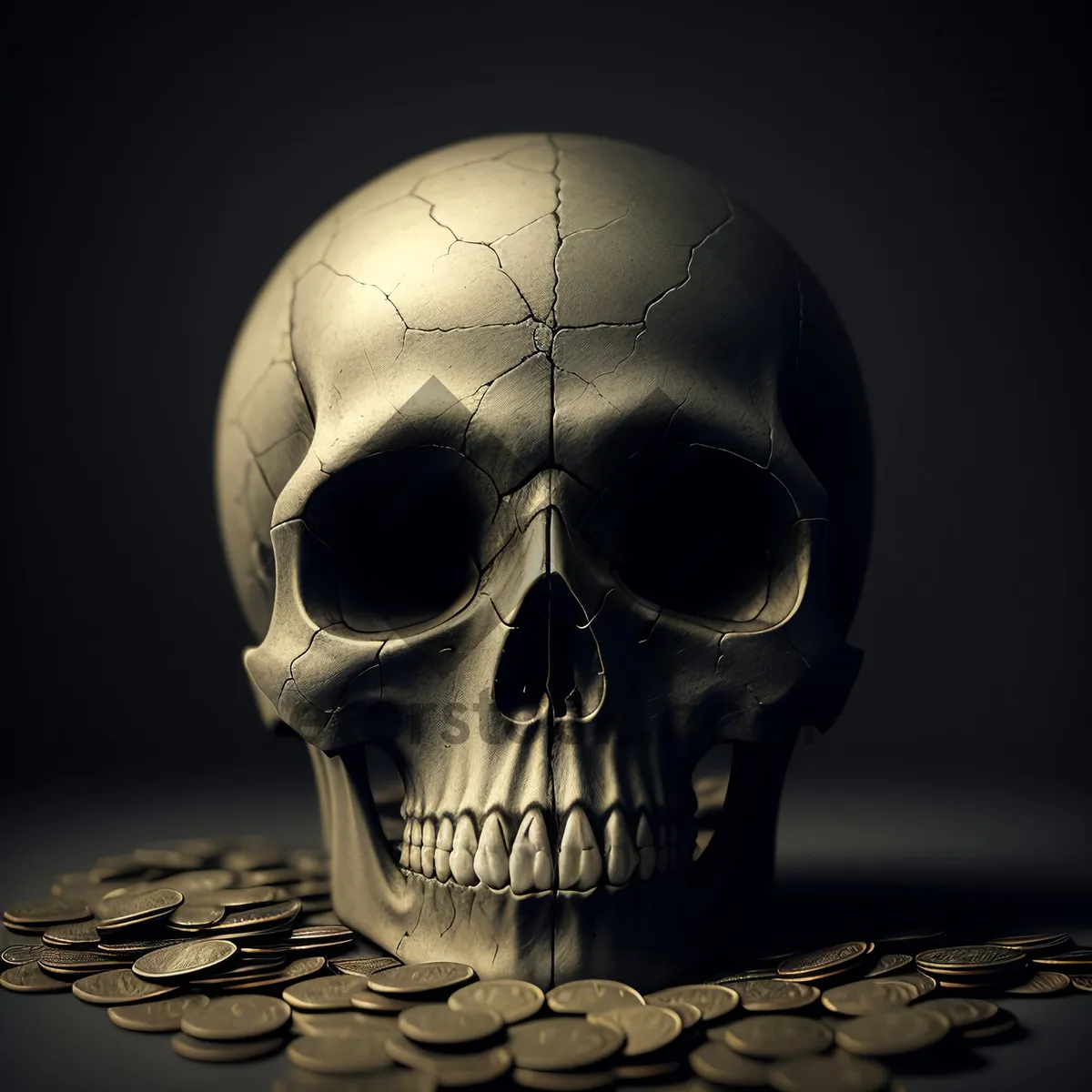 Picture of Spooky Pirate Skull - Anatomy of Fear