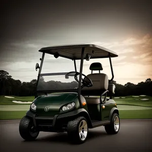 Green Field Golf Car on Course
