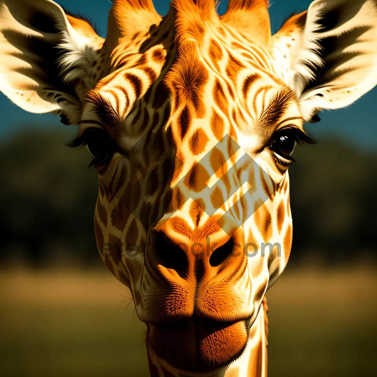 Picture of Tall-striped Equine Wildlife at Safari Park