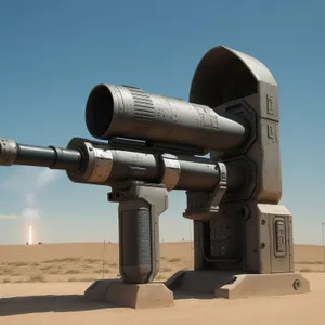 Cutting-Edge Skyward Armament: Cannon Harpoon Gun