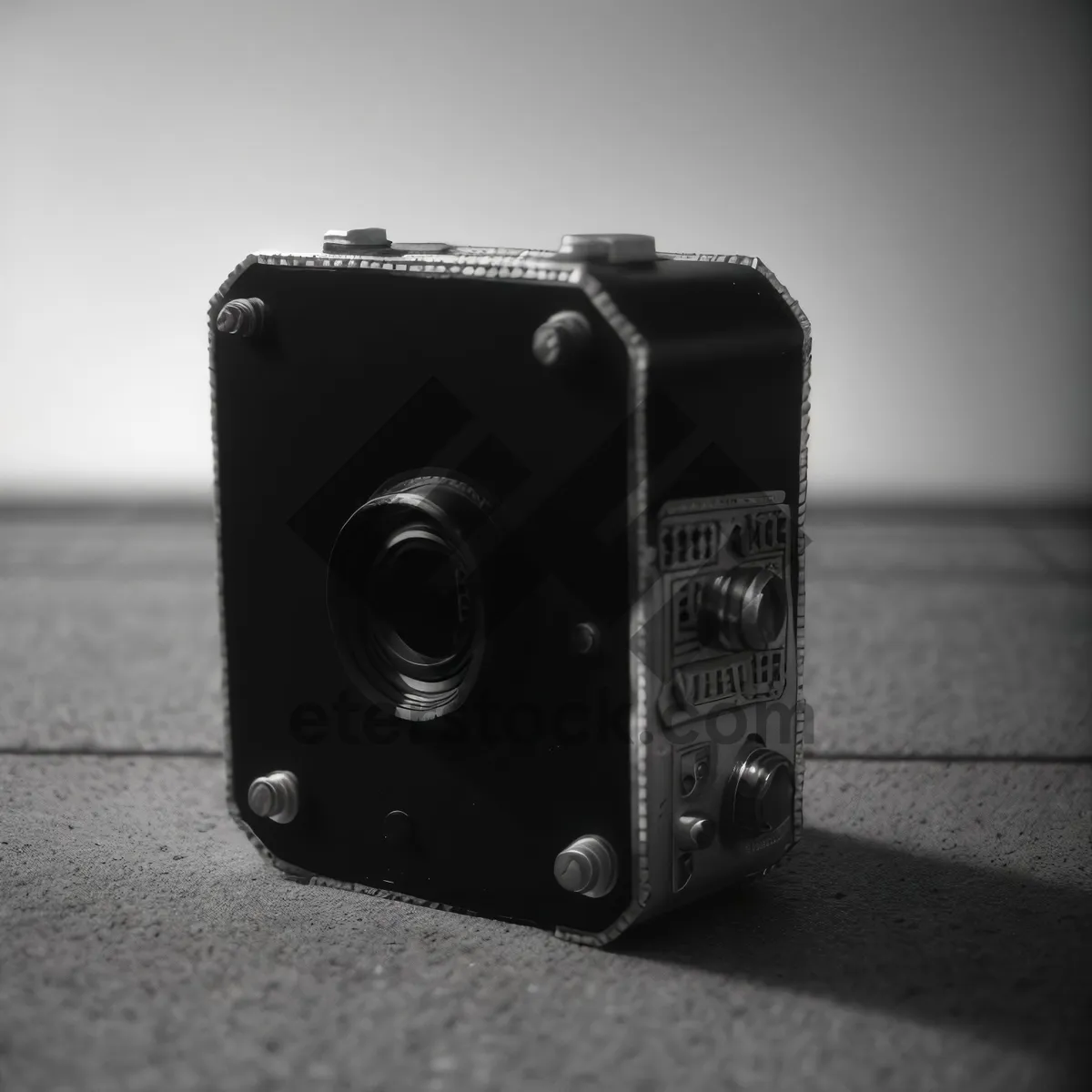 Picture of Vintage Reflex Camera with Film Advance Mechanism