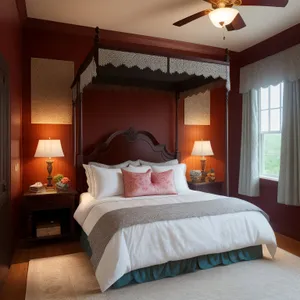 Comfortable Luxury Bedroom with Four-Poster Bed
