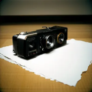 Professional vintage film camera with black shutter mechanism.