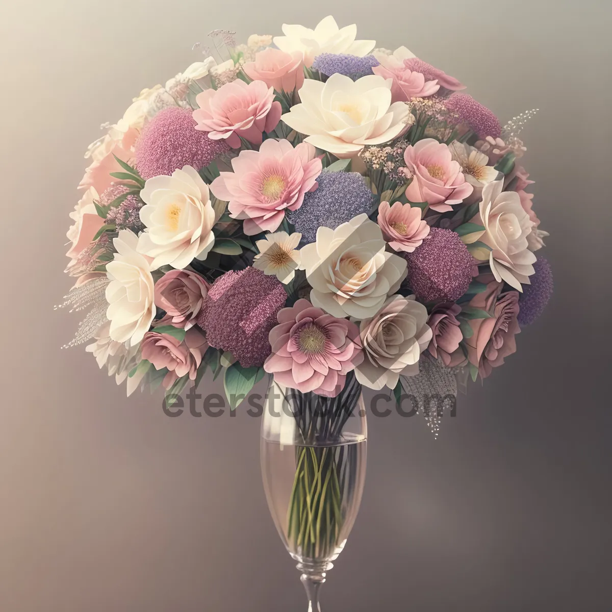 Picture of Romantic Pink Wedding Bouquet