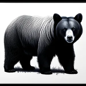Wildlife Black Bear - Majestic Predator in the Wild
