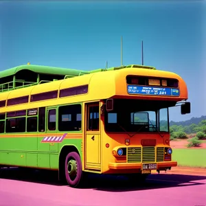 Public Trolleybus Transportation on the Road