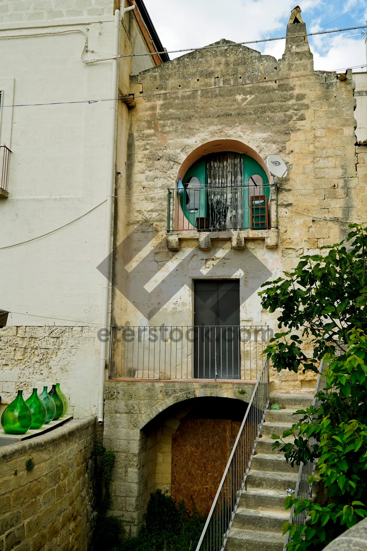 Picture of Ancient Stone Wall in Old City Exterior