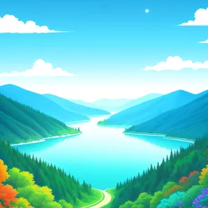 Serene Summer Sky Over Rural Meadow