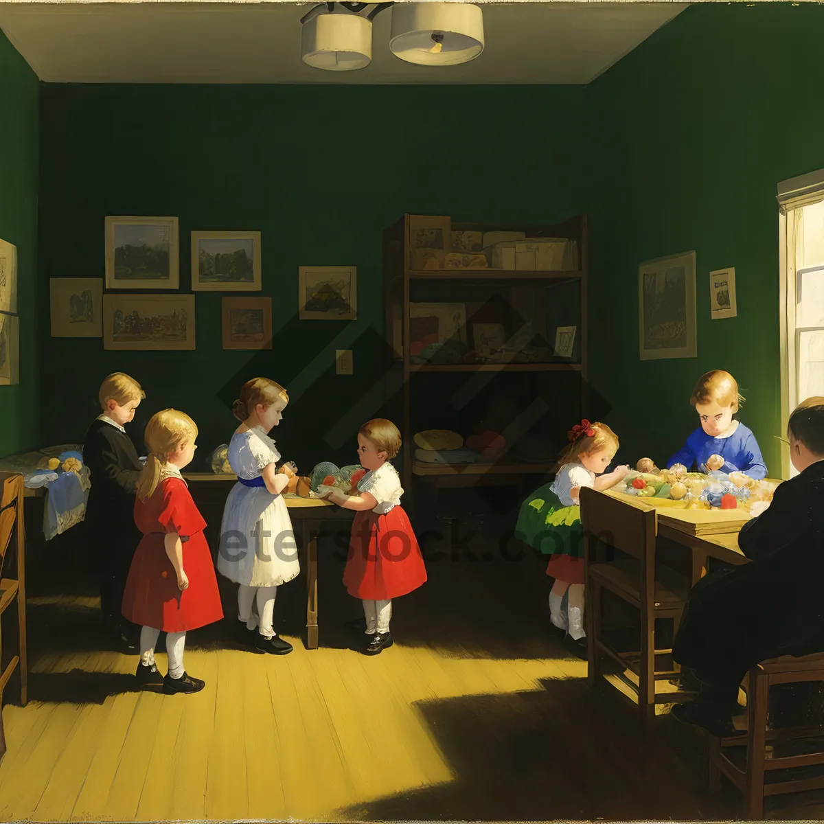 Picture of Professional educator leading a business meeting in a classroom.