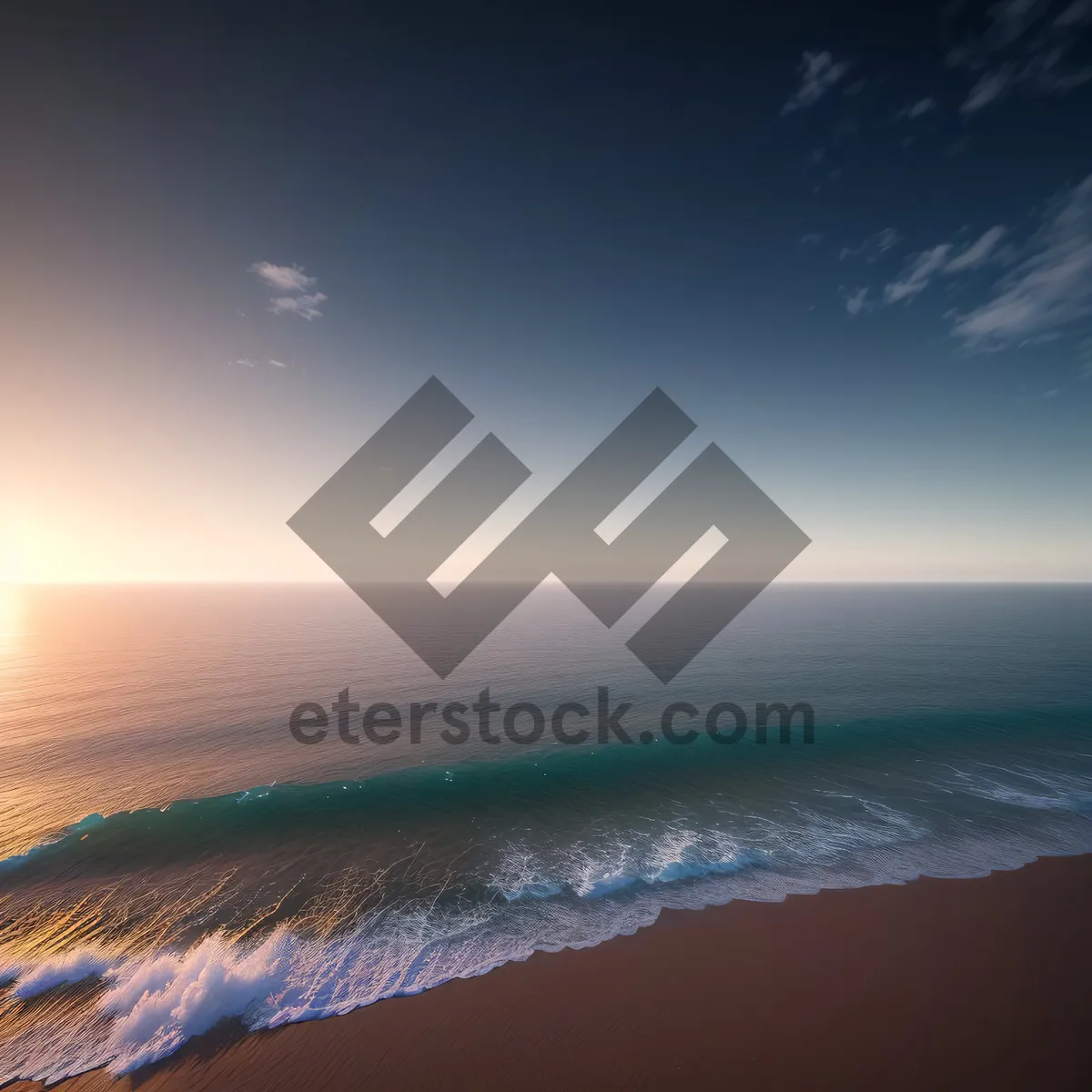 Picture of Serene Sunset at Tropical Beach