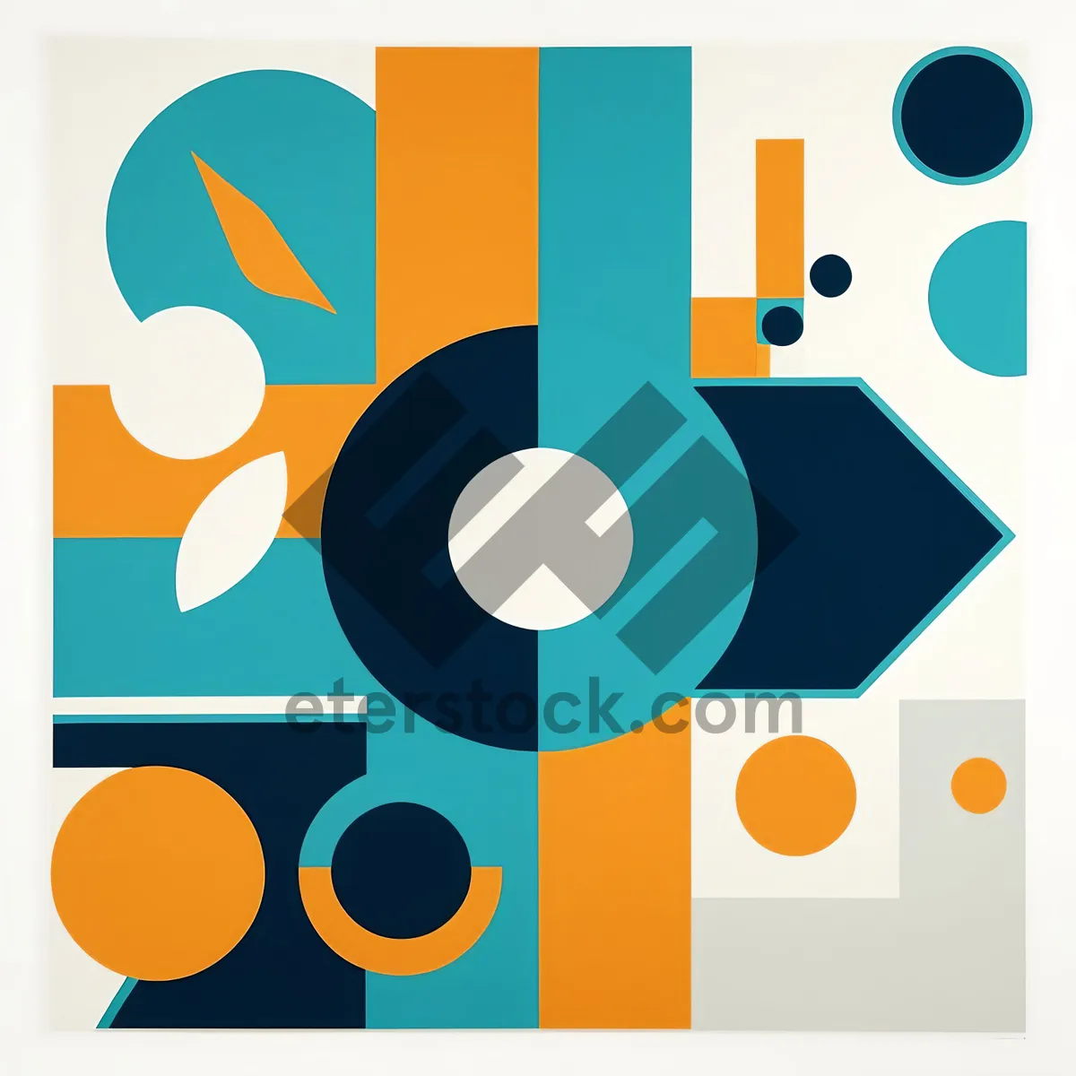 Picture of Shiny web buttons and icons set for design.