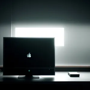 Modern Silver Flat Screen Desktop Monitor