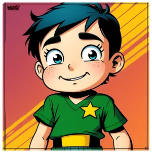 Cartoon Boy Cutout Clip Art