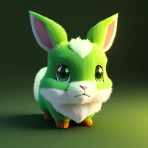 Cute Bunny Cartoon with Playful Graphics