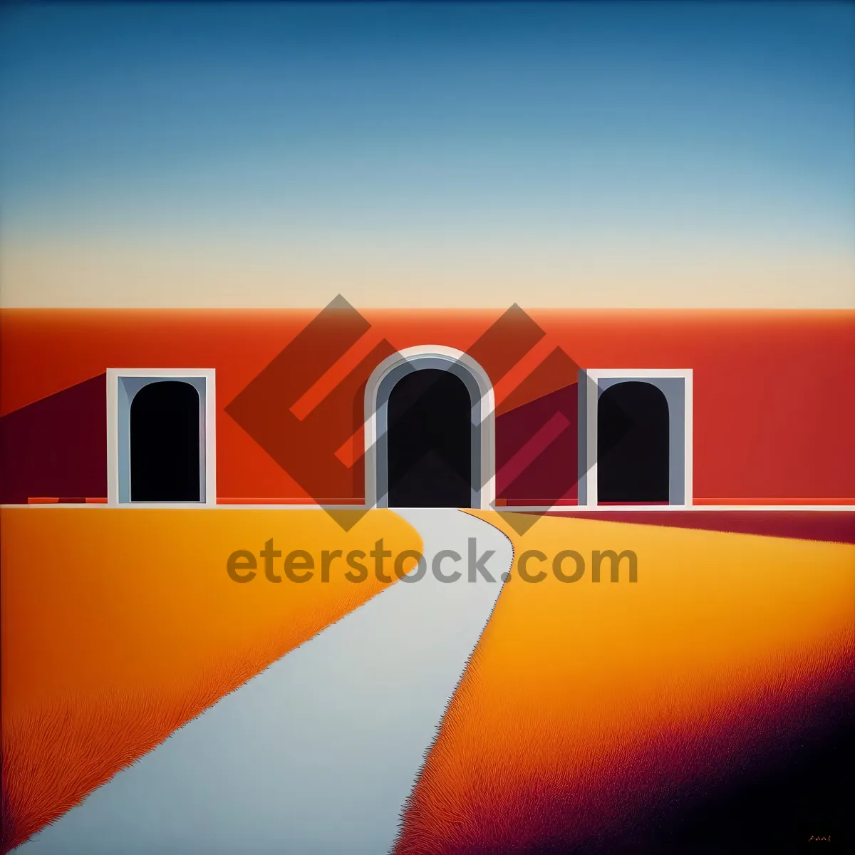 Picture of Vibrant Shiny Orange Web Button Set