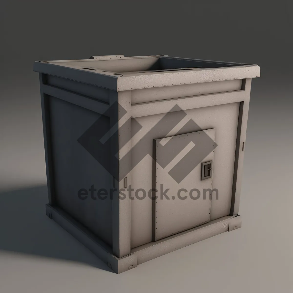 Picture of 3D Crate Box Container for Storage