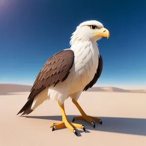 Majestic Eagle Spreading Its Powerful Wings