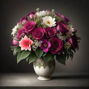 Pink Rose Bouquet - Elegant Floral Arrangement for Weddings and Gifts