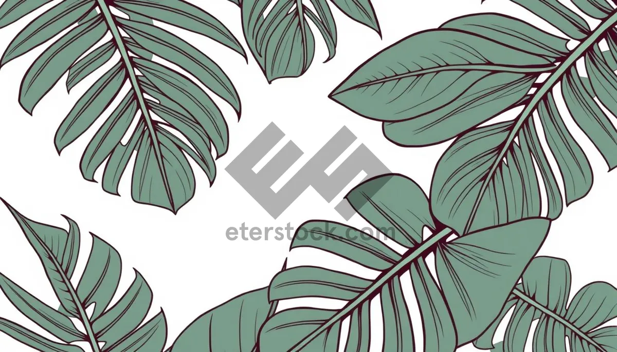 Picture of Spring Floral Branch Wallpaper Pattern Design.