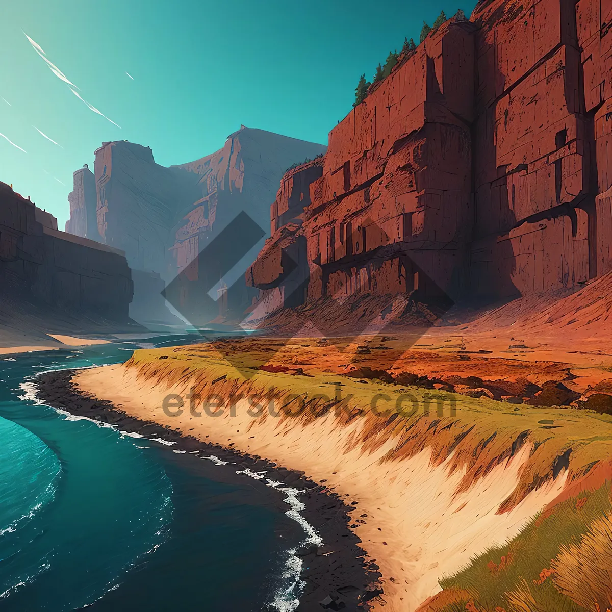 Picture of Majestic Canyon Landscape: A Natural Wonder