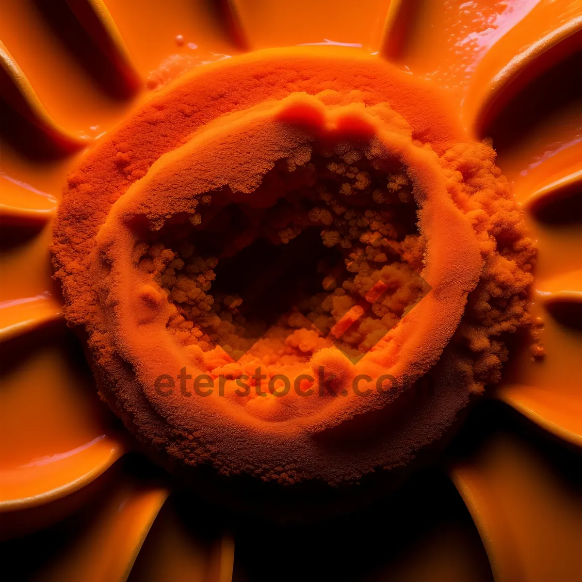 Picture of Delicious Pumpkin Soup in Restaurant Gourmet Bowl