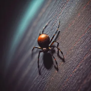 Barn Spider in Detailed Spider Web