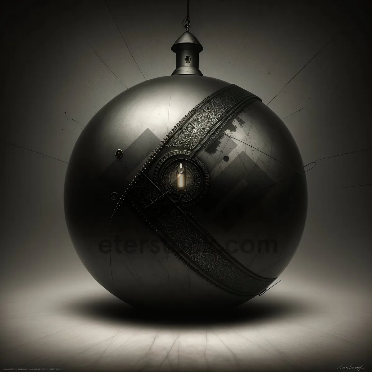 Picture of Festive Glass Sphere Decoration