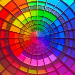 Colorful Balloon Mosaic: Modern Geometric Design
