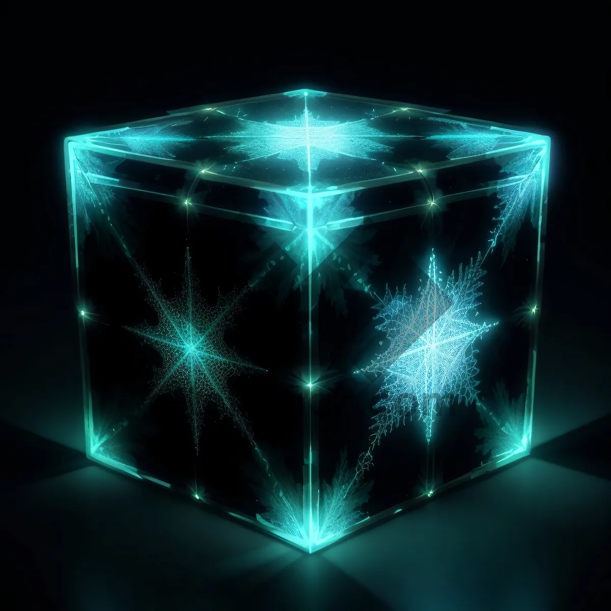 Picture of Dark and Light Fractal Energy Explosion