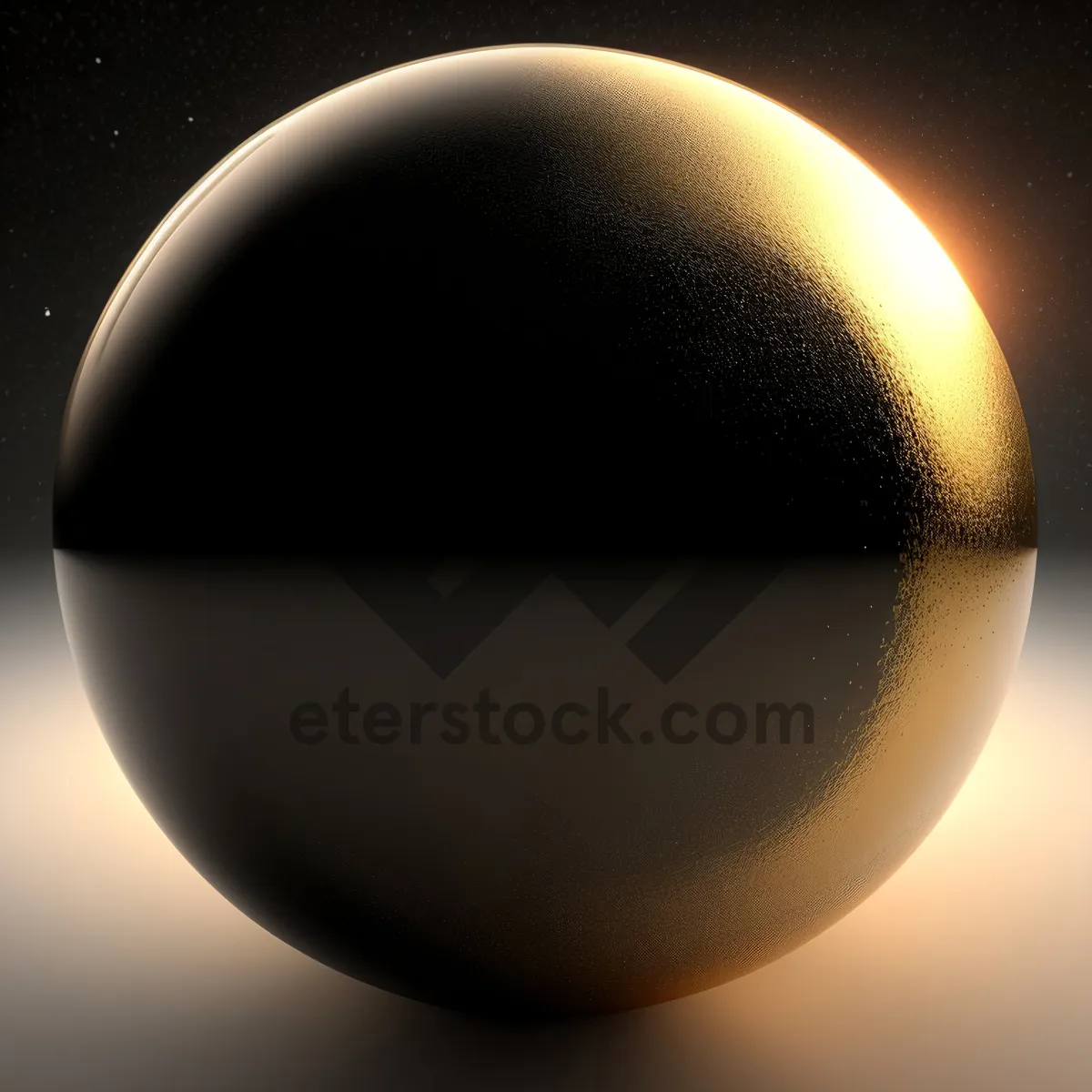 Picture of Luminous Celestial Satellite in Shiny Egg Design