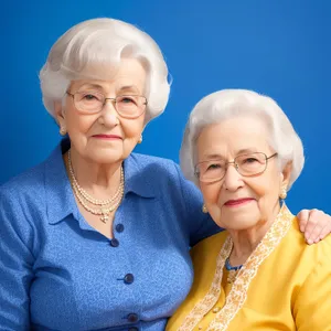 Elderly Couple Smiling in Happy Retirement