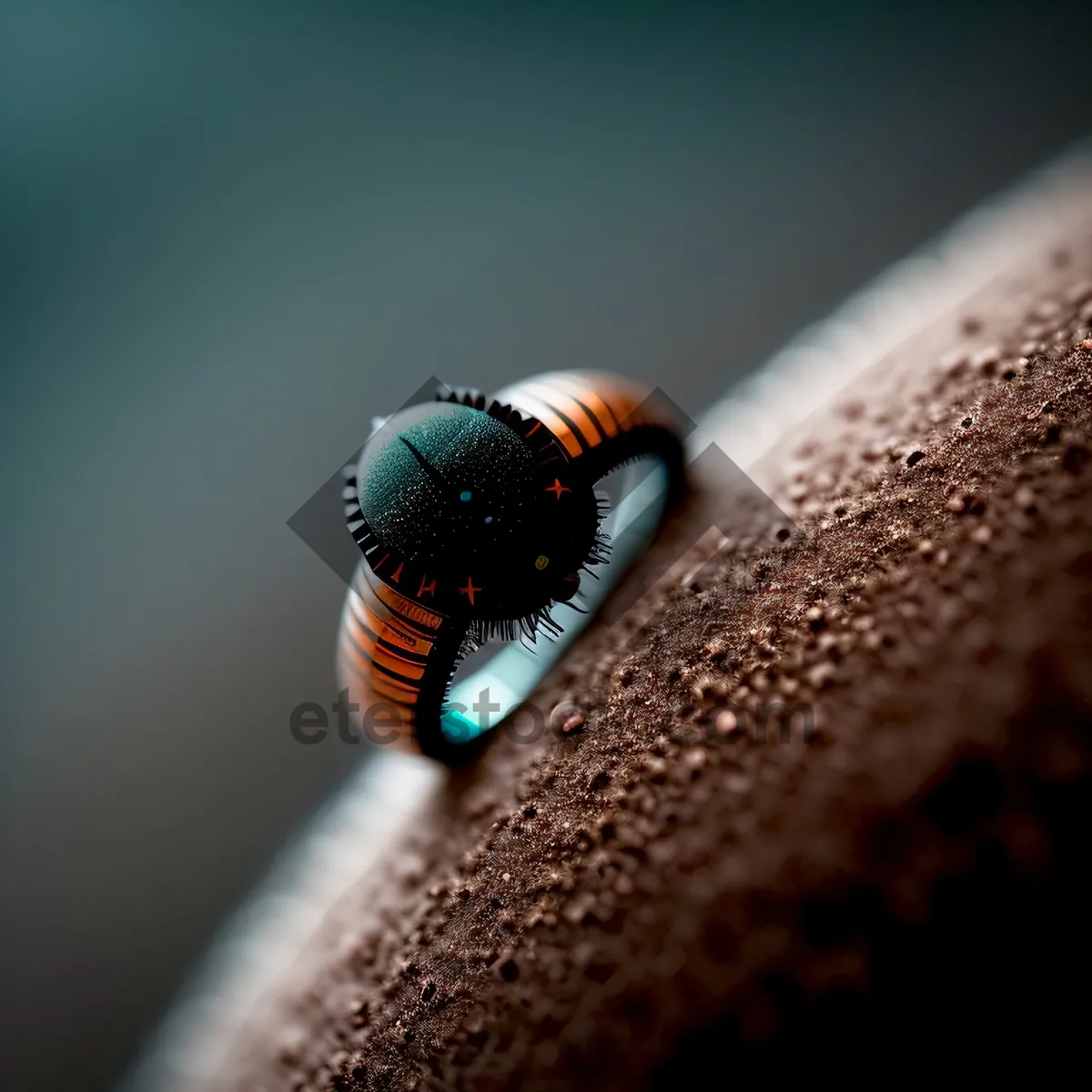 Picture of Lighter Ladybug Amongst Lush Greenery