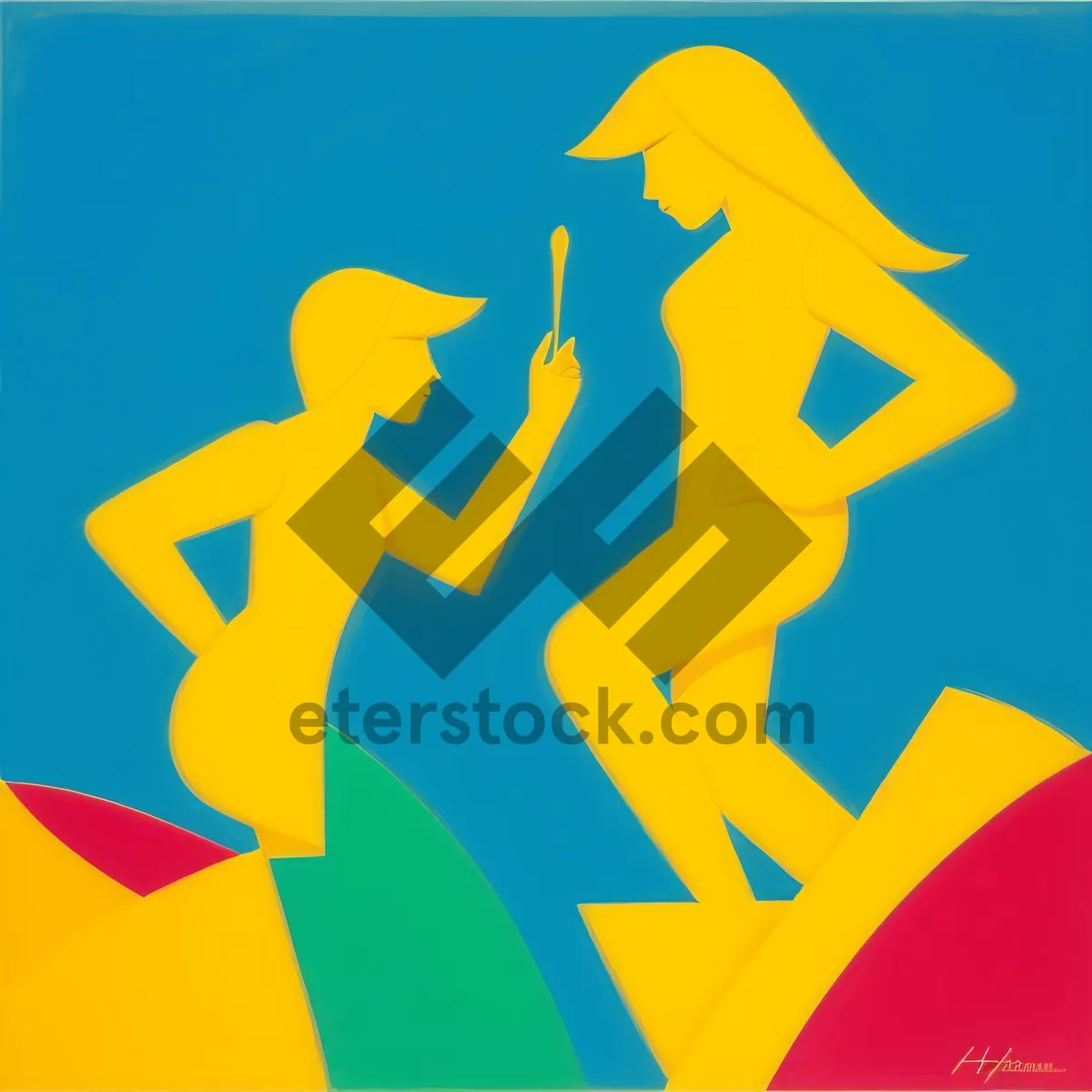 Picture of Symbolic Bank Icon: Reliable Flag of Depository.