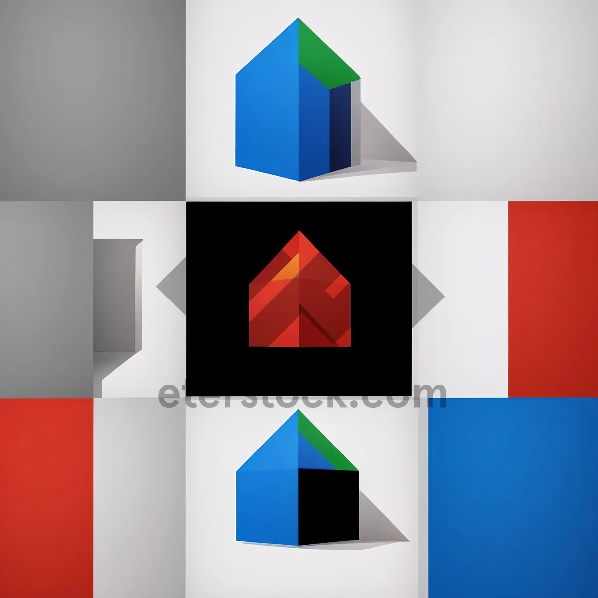 Picture of Modern House Icon Set for Web Design