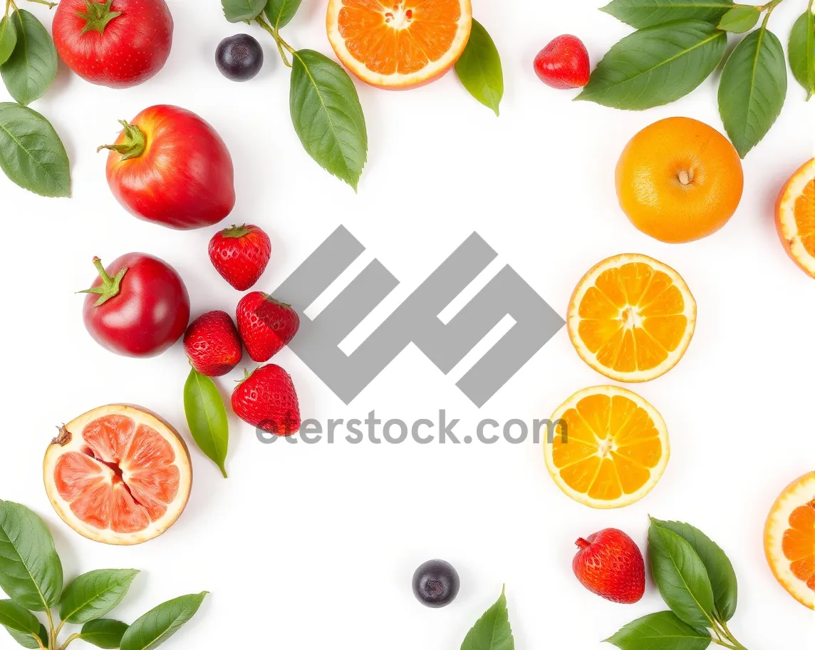 Picture of Fresh Fruit and Vegetable Group for Healthy Diet