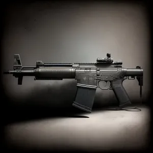 Powerful Warfare Arsenal: Modern Assault Rifle