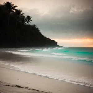 Turquoise Paradise: Tranquil Beachside Relaxation
