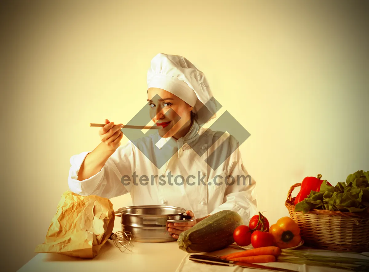 Picture of Happy Man with Hat Smiling Portrait