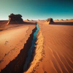 Sandy Oasis: Majestic Dunes and Endless Sky