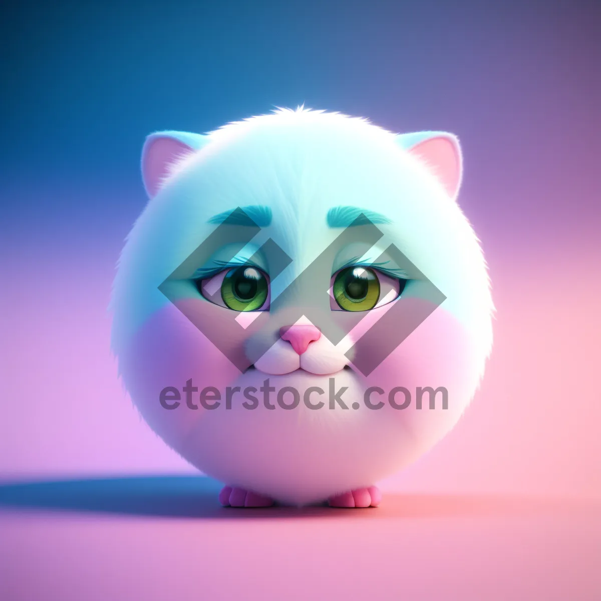 Picture of Cute Pink Piggy Bank Cartoon Image