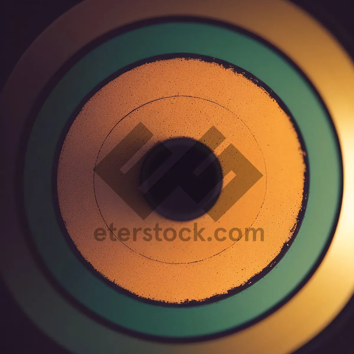 Picture of Black Circle Acoustic Speaker - 3D Audio Technology