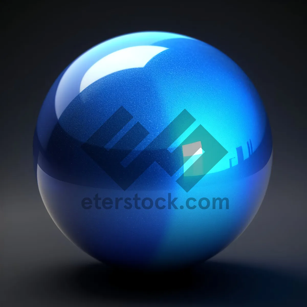 Picture of Shiny Glass Earth Globe Icon