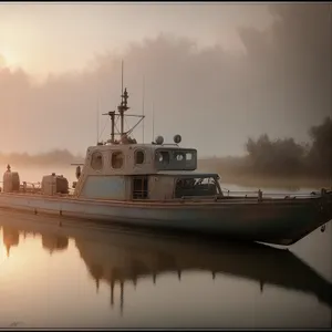 Marina Vessel at Harbor - Nautical Transport